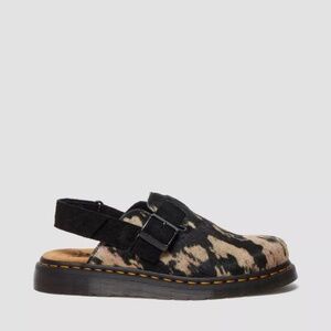 JORGE II CONTRAST HAIR ON SLINGBACK MULE